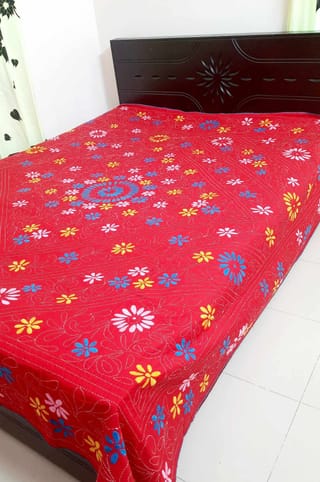 🌸 King Size নকশি কাঁথা-Silver🌸 2