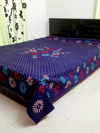 🌸 King Size নকশি কাঁথা-Silver🌸 5
