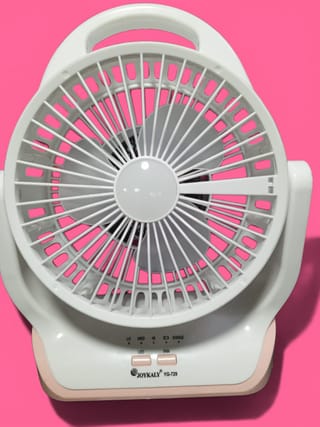 Rechargeable Fan with LED Light 💡 1