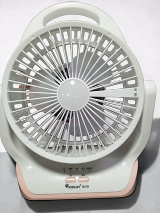 Rechargeable Fan with LED Light 💡 2