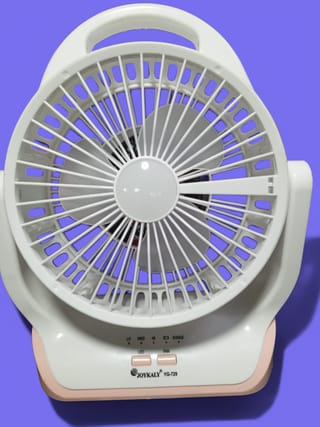 Rechargeable Fan with LED Light 💡 3