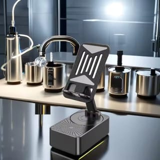 Portable speaker with mobile stand 2