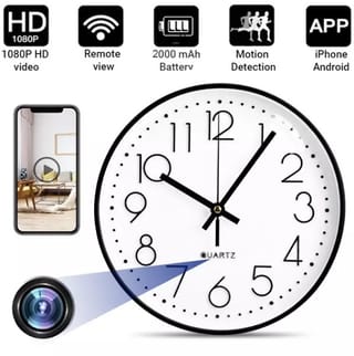 Wall Clock Camera HD 1080P with battery backup 2