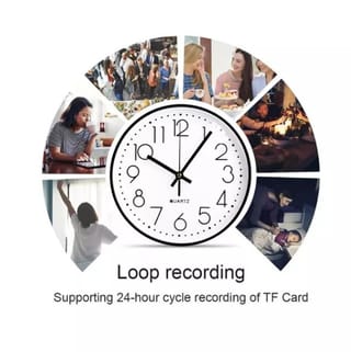 Wall Clock Camera HD 1080P with battery backup 3
