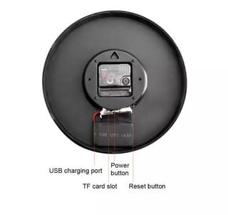 Wall Clock Camera HD 1080P with battery backup 4