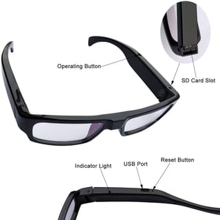 Spy Camera Glasses with Video Digital Camcorder Support Up to 32GB TF Card Fashion 4