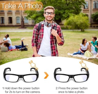 Spy Camera Glasses with Video Digital Camcorder Support Up to 32GB TF Card Fashion 5