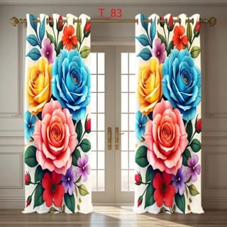 3D প্রিন্ট প্রিমিয়াম পর্দা 2 Piece 3D Print Premium curtain 2 3