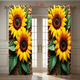 3D প্রিন্ট প্রিমিয়াম পর্দা 2 Piece 3D Print Premium curtain 2 5