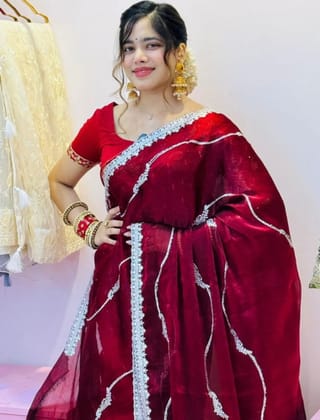জিমিচু পার্টি শাড়ি 1