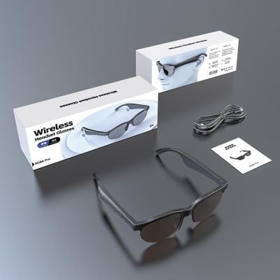 Wireless XG88 Pro Bluetooth Glasses- ব্লুটুথ ওয়্যারলেস সানগ্লাস