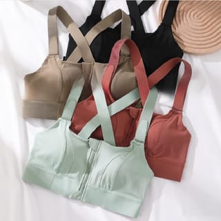 Front Zipper Sports Bra 2
