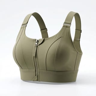 Front Zipper Sports Bra 3