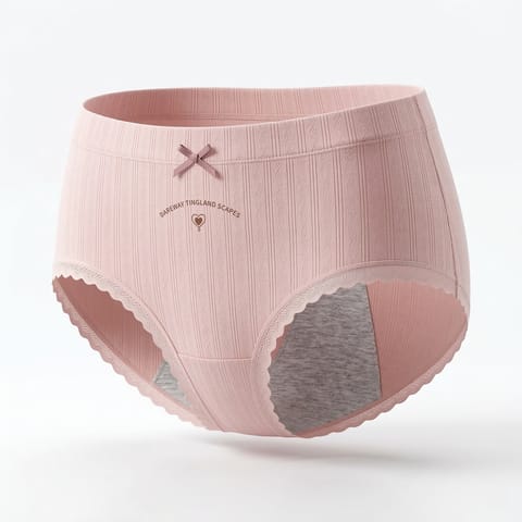 Leakproof cotton panty for women comfortable underwear - (Multicolor)