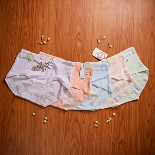 Leakproof cotton panty for women comfortable underwear - (Multicolor) 4