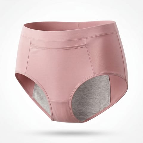 Leakproof cotton panty for women comfortable underwear - (Multicolor)