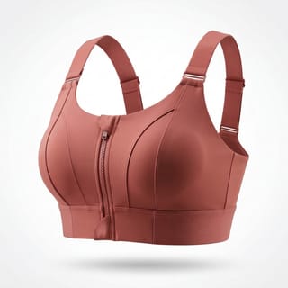 Front Zipper Sports Bra 2