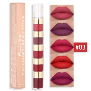 CMAADU 5 In 1 Matte Liquid Lipstick Set 5