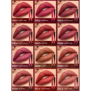 Debonair Colour Color Stay Non-Transfer Lipstick (chili red)) 4