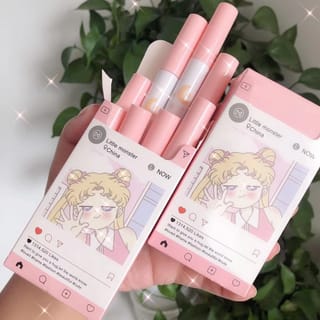 Little monster liquid 8 Pcs/set of Cigarete tube lip glaze set matte white lipstick set- 8 Colours 1