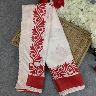 Festive Special Premium Half-Silk Print Saree Combo 3