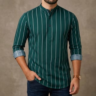 Father & Son Premium Striped Cotton Katua 2