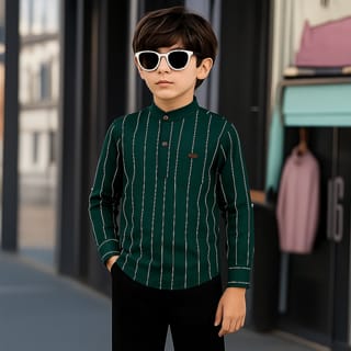 Father & Son Premium Striped Cotton Katua 3