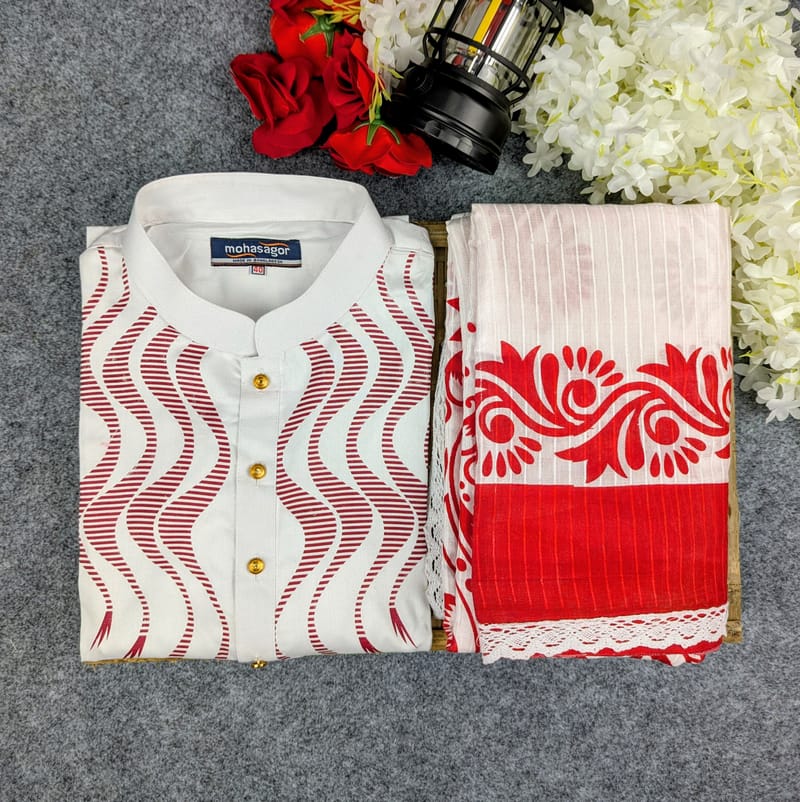 Festive Special Couple Set – Puja Edition