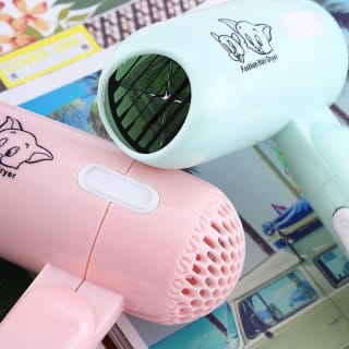 Cartoon Fashion Hair Dryer for Children/Students/Dormitories/Travel Portable Foldable 2-speed Home Hair Dryer 1