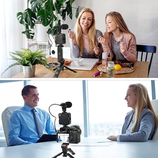 Video -Making Tripod Kit For Live Broadcast 3 In 1 With Microphone, Led Light, Mini Stand & Remote Control, Vloging Kit 4