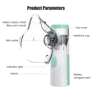 Portable Mesh Nebulizer JSL-W303-Rechargeable  2