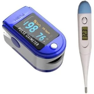 LK87 Fingertip Pulse Oximeter And thermometer Combo Offer 1
