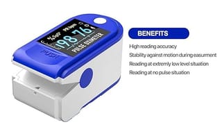 LK87 Fingertip Pulse Oximeter And thermometer Combo Offer 2