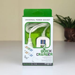 6-in-1 Charging Solution: 6U Multi-Port Charger with 3-in-1 Fast Cable 2