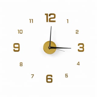 3D DIY Frameless Wall Clock 2