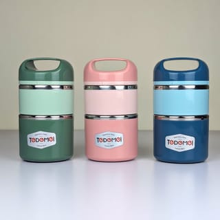 2.5 Layers 1.13L Stainless Steel Lunch Box 1