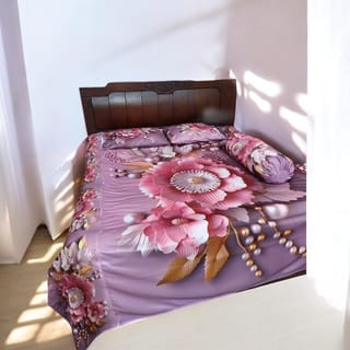 Water Proof China Premium 3D Design Bed Sheet King Size (7.8ft/6.8ft ) 2