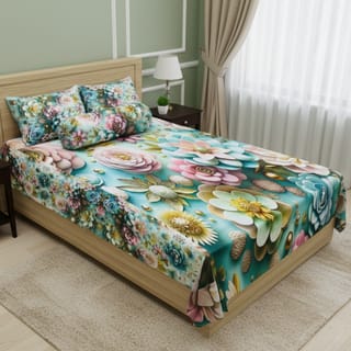 Water Proof China Premium 3D Design Bed Sheet 2