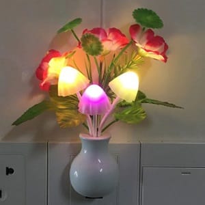 Mushroom Sensor LED Night Light Wall Lamp 3