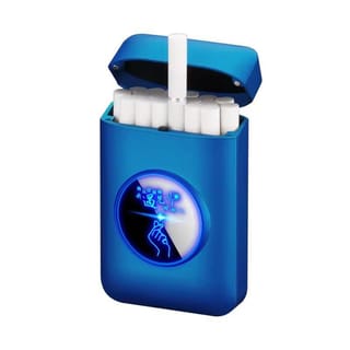 Cigarette case Box With USB Rechargeable Electronic Lighter 1
