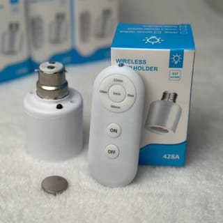 Remote Control E27 Lamp Holder with Auto Timer 3