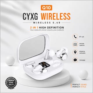 Q10 HiFi Stereo Sports Noise Reduction Earbuds (Two Pairs) 1