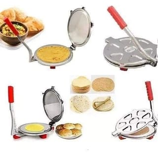 Puri Maker Machine/ Affix Stainless Steel Kitchen Press Roti 9741 4