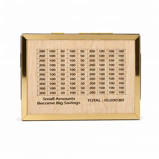 Wooden Money Saving Box (Piggy Bank) 10,000 tk 4