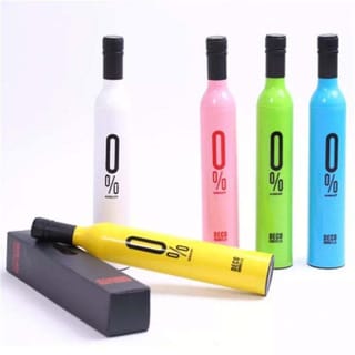 Wine Bottle Shaped Folding Umbrella 1