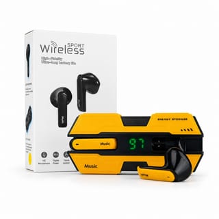 K8 Sport Wireless Earbuds (ডিজিটাল ব্যাটারি ডিসপ্লে সহ) 5