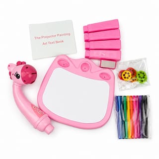 Little Hands Drawing Projector Table for Kids | Trace & Draw Educational Art Toy with Light | Safe ABS Doodle Board for Toddlers, Boys & Girls 3