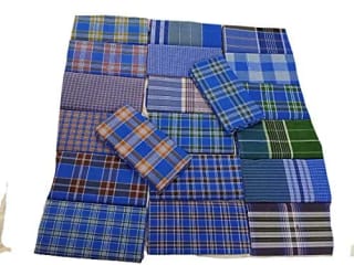 4 পিস সেলাই করা লুঙ্গি একটি গামছা ফ্রি (Multi colour) D1061 2