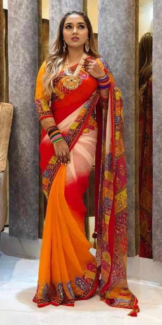 Soft Silk High Quality Sharee with Blouse Piece 3