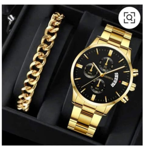 Premium Quality Waterproof Watch Set & Bracelet FREE